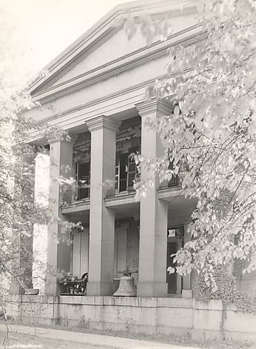 Elias Baker House, rear portico