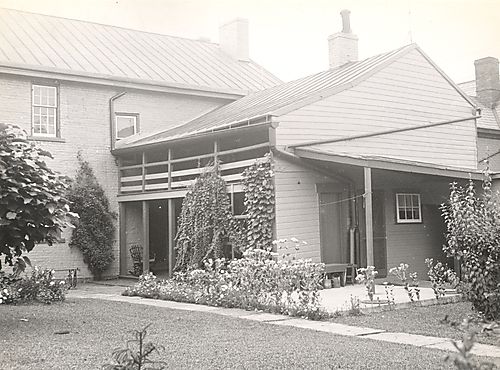James Stewart House, rear