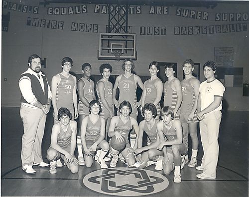 The 1983 JCC Boys' Junior Varsity Basketball Team