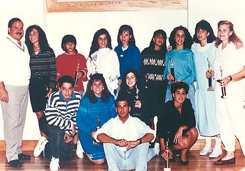 The 1987-88 JCC Girls' Varsity Basketball Team