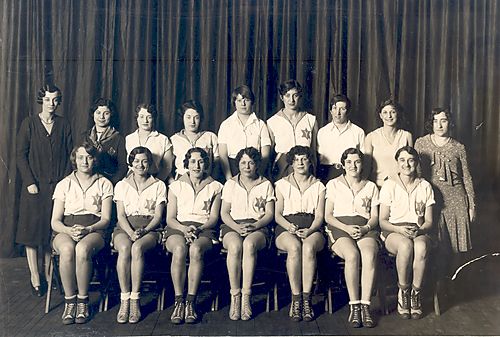 The 1929-30 YM&amp;WHA Girls' Varsity Basketball Team