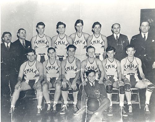 The 1940 YMHA Basketball Team