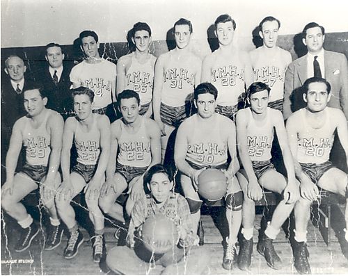 The 1942 YMHA Basketball Team