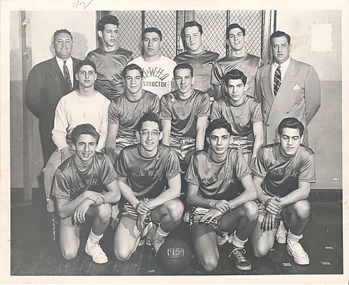 The 1954 YM&amp;WHA Boys' Basketball Team
