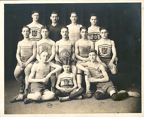 The 1917-18 IKS Boys' Basketball Team