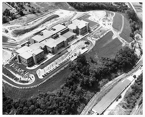 Aerial view of Brashear High School