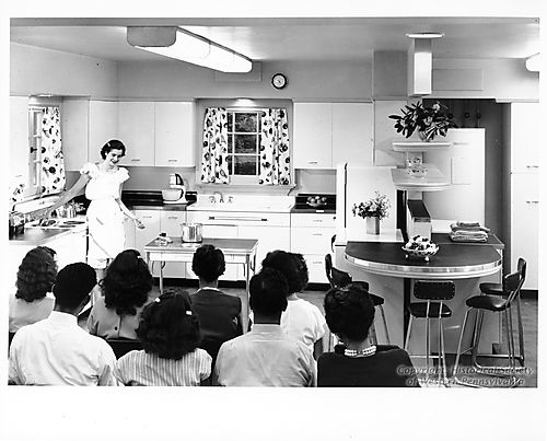 Langley High School Home Economics Class