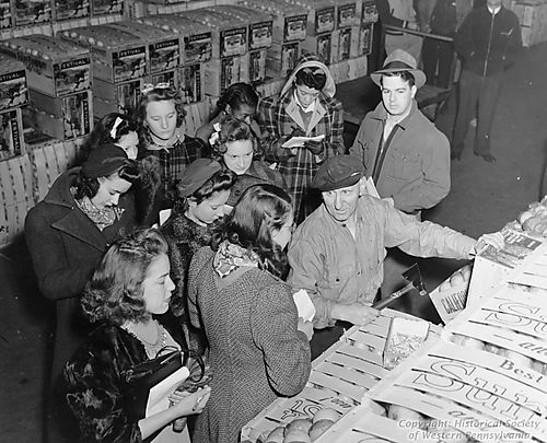 Home Economics students in the Strip District