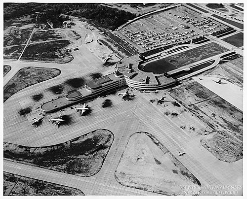 Aerial view of Greater Pittsburgh Airport