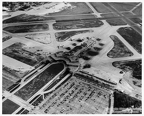 Aerial view of Greater Pittsburgh Airport