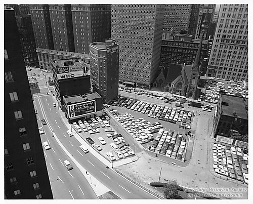 Future site of the United State Steel Building