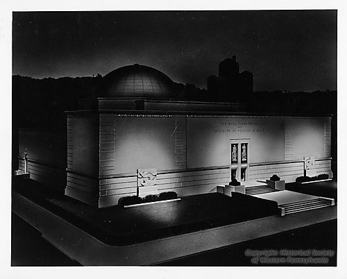 Buhl Planetarium at Night