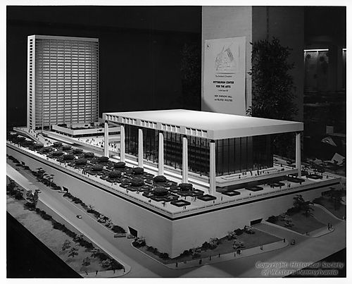 Model for the proposed Pittsburgh Center for the Arts