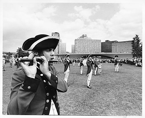 Old Guard and Bugle Corp performing in Point State Park
