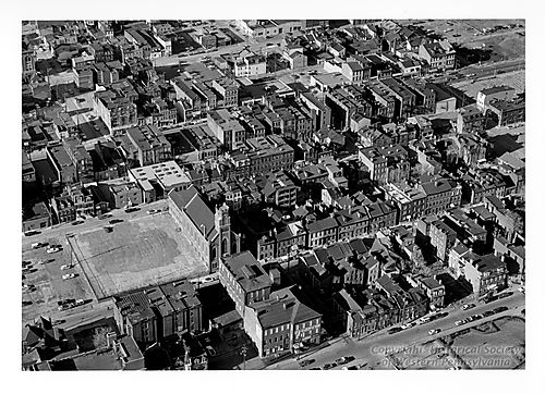 Aerial view of Deutschtown