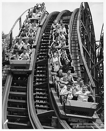 Racer Coaster at Kennywood Park