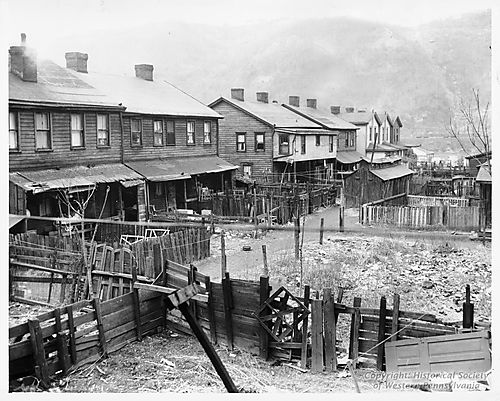 McKeesport residential scene before Redevelopment