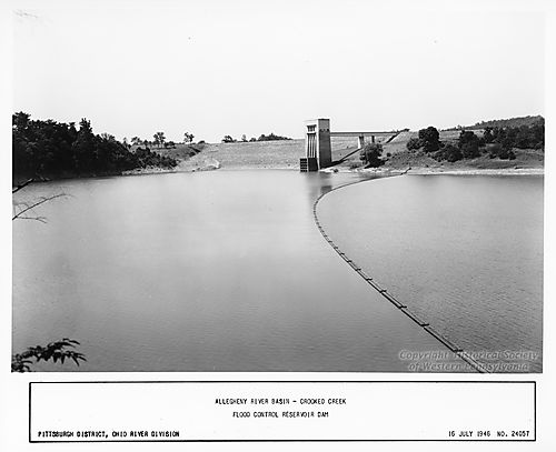 Crooked Creek Flood Control Reservoir Dam