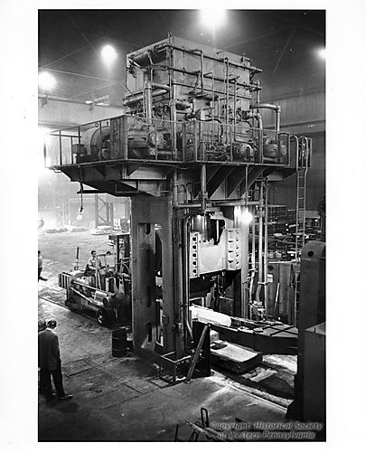 Forging Press at Crucible Steel Company