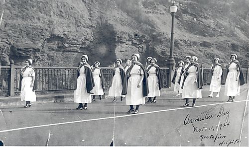 Nurses on Armistice Day