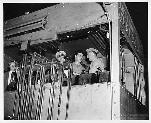 Sergeant Dorris and General Safford with C.T. Sweeney