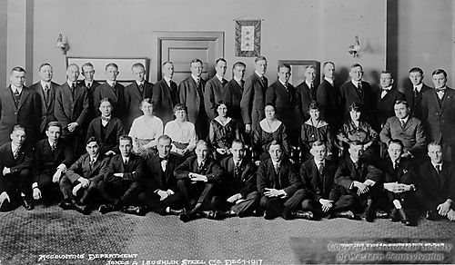 Jones &amp; Laughlin Steel Company Accounting Department