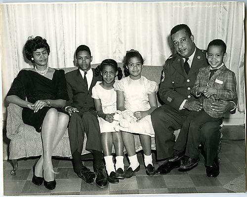 George T. Dorsey with family 