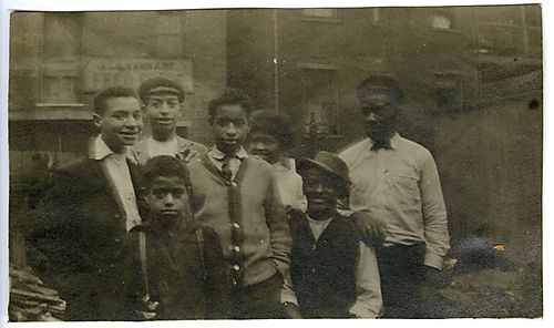 James A. Dorsey with siblings