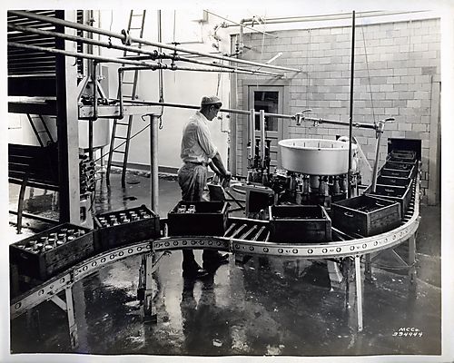 Mr. Ed Ritter, Bottle Filling Room, Emsworth