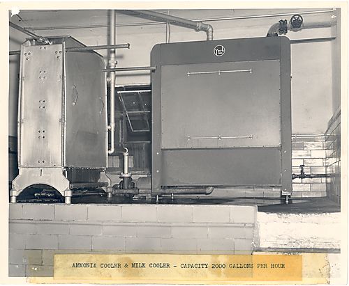 Ammonia Cooler &amp; Milk Cooler – Capacity 2000 Gallons Per Hour