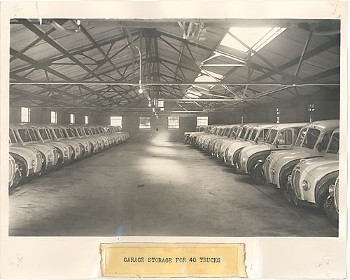 Garage Storage for 40 Trucks