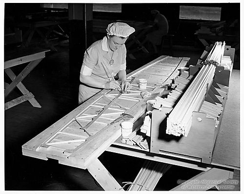 Constructing Glider During World War II