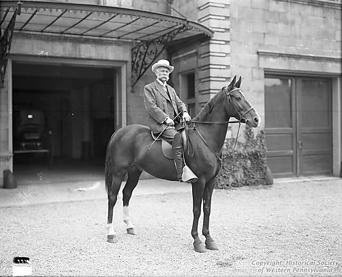 H.J. Heinz on Horse