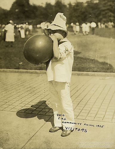Child at the Irene Kaufmann Settlement Picnic