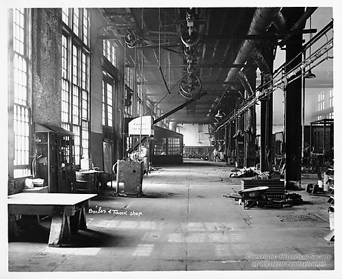 Boiler and Tank Shop at the Baltimore & Ohio Railroad Repair Shop