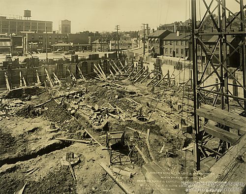 Joseph Horne Land Company Warehouse under Construction