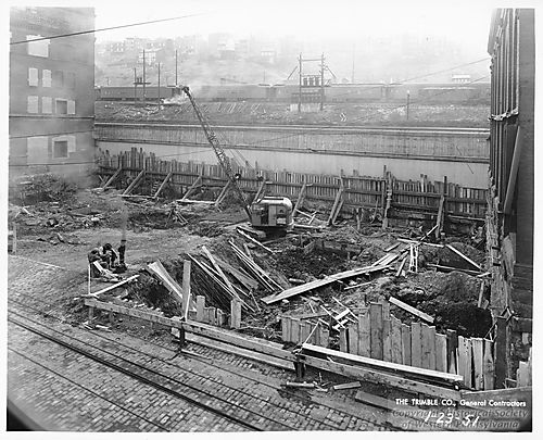 Construction at the Pittsburgh Brewing Company