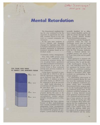 Excerpt from 1976 Department of Public Welfare Publication Challenge
