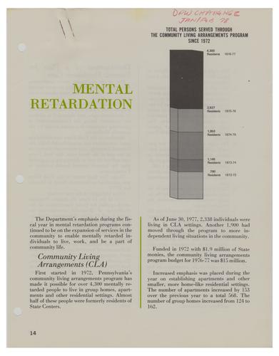 Excerpts from 1978 Department of Public Welfare Publication Challenge