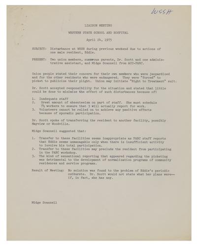 Western State School and Hospital Liaison Committee Meeting Minutes (3)