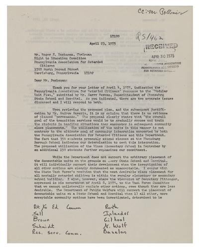 Letter from Frank S. Beal to Roger E. Buchanan