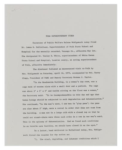 Polk Superintendent Fired Summary