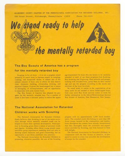 Boy Scouts of America Flyer