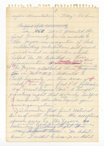 PARC Award Speech Draft