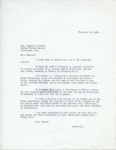 Letter from Henry Ellenbogen to Joseph Guffey (1)