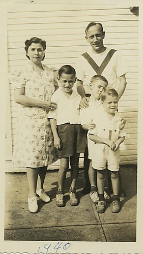 Snapshot of Mary and Louis Fuchs and Family