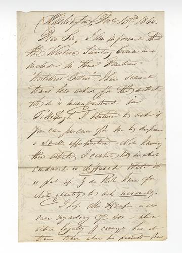 Letter from Dorothea Dix to John Harper