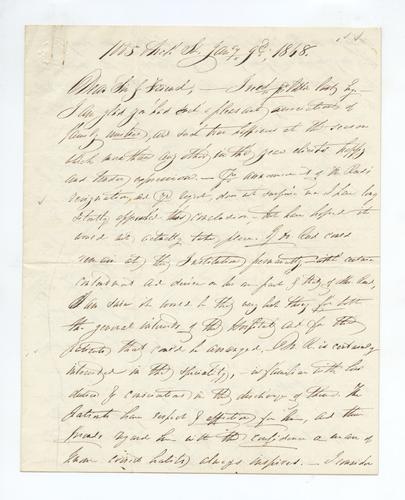 Letter from Dorothea Dix to John Harper
