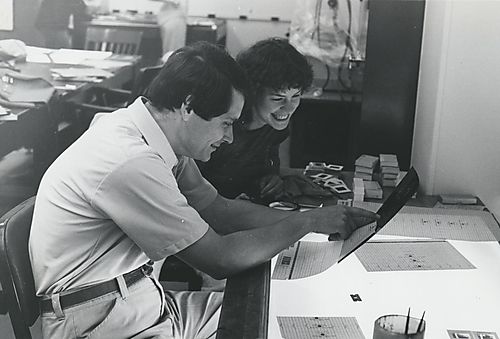 Robert Cooley with student