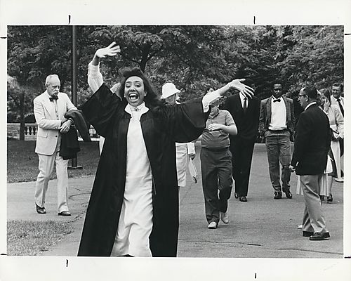 Joyous graduate